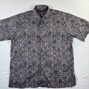 Tori‎ Richard Honolulu Men's Short Sleeve Hawaiian Shirt Size XL